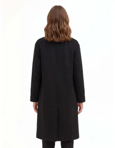 Handmade Long Coat in Rinascimento Wool-Blend Cloth 2