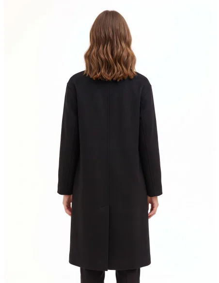 Manteau long fait main en tissu mélangé laine « Rinascimento »