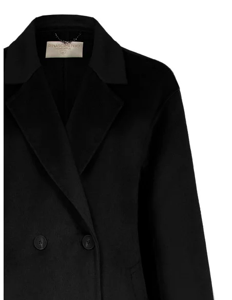 Manteau long fait main en tissu mélangé laine « Rinascimento »