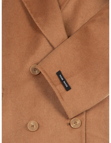 Manteau long fait main en tissu mélangé laine « Rinascimento »