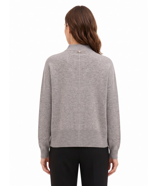 Maglione Over A Lupetto In Lana Con Cucitura Centrale Rinascimento