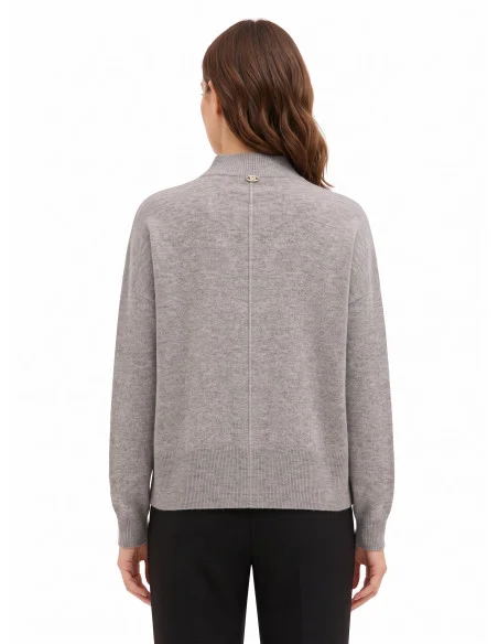 Maglione Over A Lupetto In Lana Con Cucitura Centrale Rinascimento