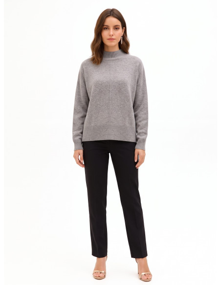 Maglione Over A Lupetto In Lana Con Cucitura Centrale Rinascimento
