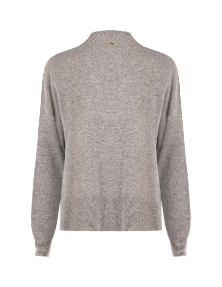 Maglione Over A Lupetto In Lana Con Cucitura Centrale Rinascimento