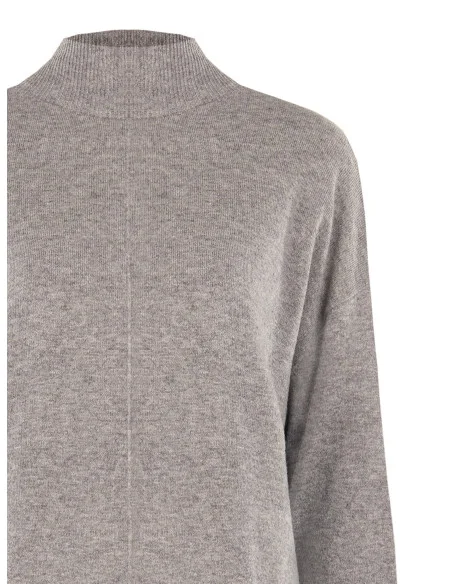 Maglione Over A Lupetto In Lana Con Cucitura Centrale Rinascimento