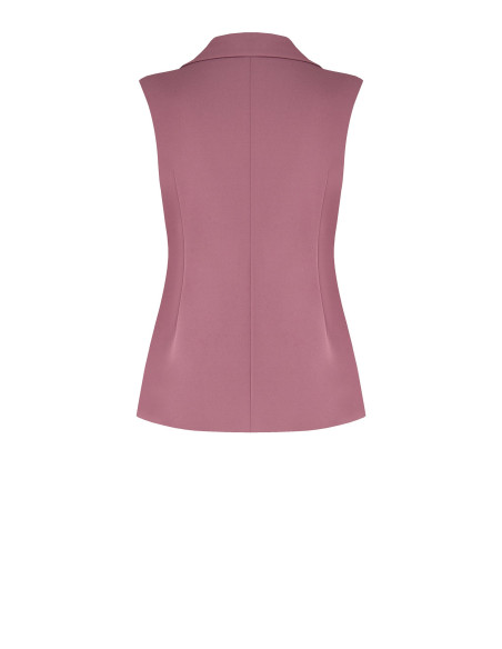 Gilet cintré pour femmes rondes en crêpe scuba « Rinascimento Curvy »