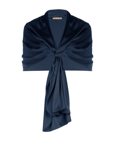 Rinascimento Satin Shawl - Vestiti Firmati Life Smiles