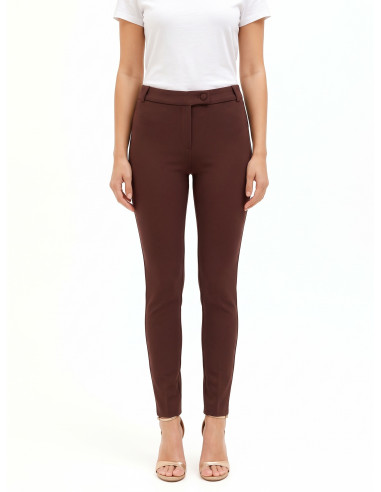 Pantaloni Skinny In Scuba Crepe Rinascimento