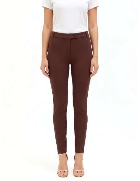 Pantalon skinny en crêpe scuba Rinascimento