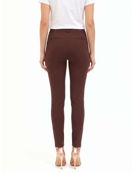 Pantaloni Skinny In Scuba Crepe Rinascimento
