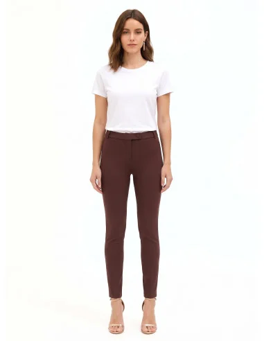 Pantaloni Skinny In Scuba Crepe Rinascimento