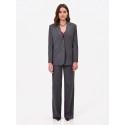 Rinascimento Polyviscose Blazer Jacket with Rhinestones