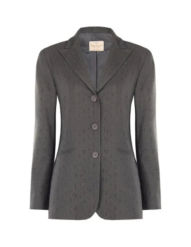 Veste blazer en polyviscose avec strass Rinascimento