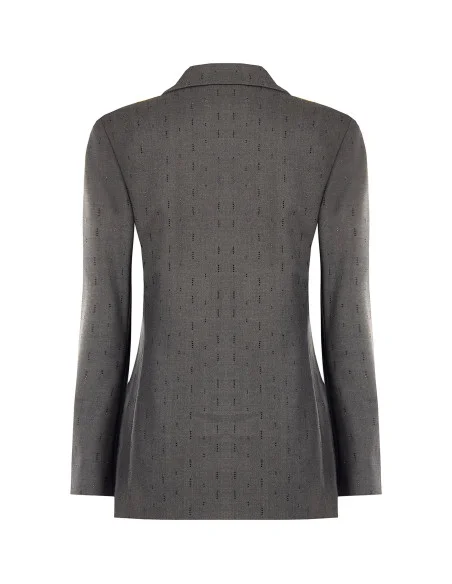 Veste blazer en polyviscose avec strass Rinascimento