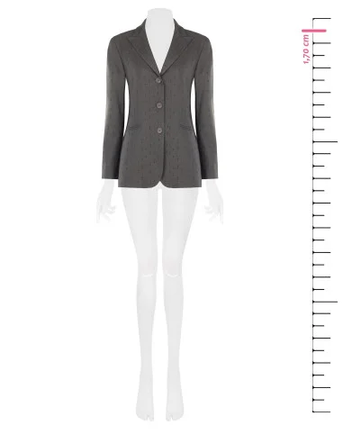 Veste blazer en polyviscose avec strass Rinascimento