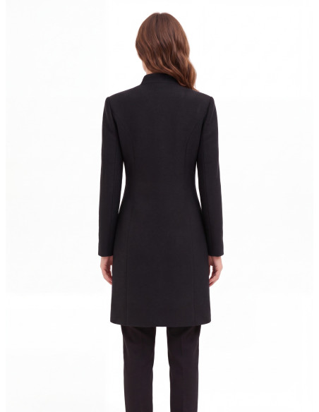 Manteau long sans manches en laine mélangée « Rinascimento »