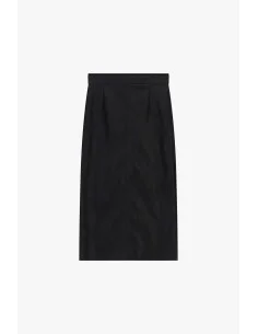 Dixie Mid-Length Sheath Skirt with Exposed Stitching 2