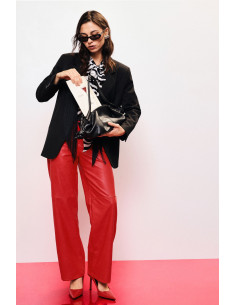 Pantaloni Palazzo A Gamba Ampia Con Tasche Dixie