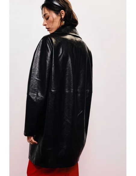 Cappotto Linea Dritta Con Tasche Laterali Dixie