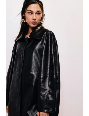 Manteau coupe droite avec poches latérales Dixie