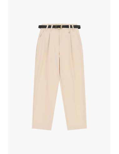 Pantalon sur mesure à taille haute avec ceinture Dixie - Vestiti Fi...
