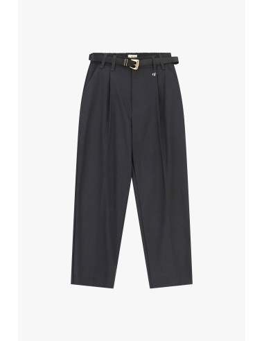 Pantaloni Sartoriali A Vita Alta Con Cintura Dixie