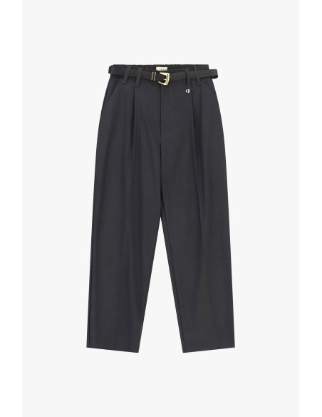 Pantalon sur mesure à taille haute avec ceinture Dixie - Vestiti Fi...
