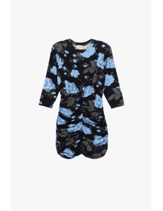Dixie Short Floral Print Dress with Ruffles - Vestiti Firmati Life ... 2