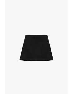 Dixie Short A-line Skirt with Exposed Stitching - Vestiti Firmati L... 2