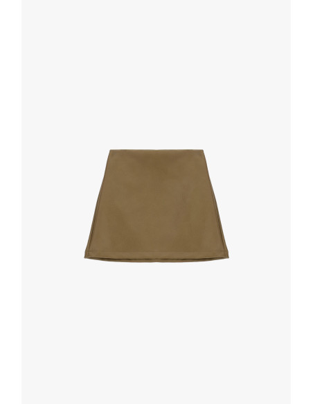 Gonna Corta Linea A Con Cuciture Visibili Dixie