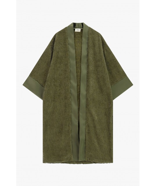 Cappotto Duster Con Bordo Liscio E Maniche Ampie Dixie