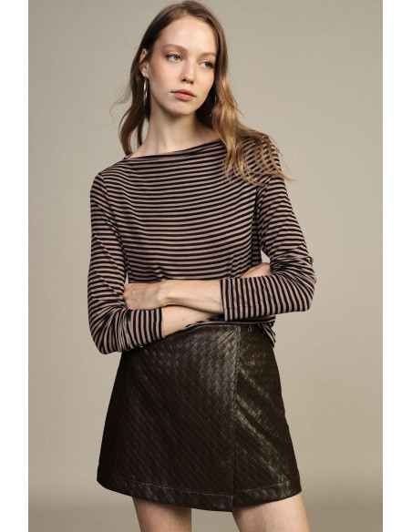 Regular-Fit Long-Sleeve Striped T-Shirt Dixie