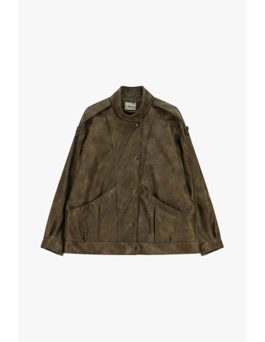 Biker-Style Jacket with Press Studs Dixie