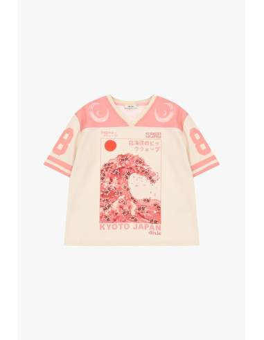T-Shirt Maniche Corte Stampa Kyoto Grafica Dixie