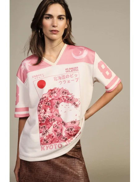 Kyoto Graphic Print Short-Sleeve T-Shirt Dixie