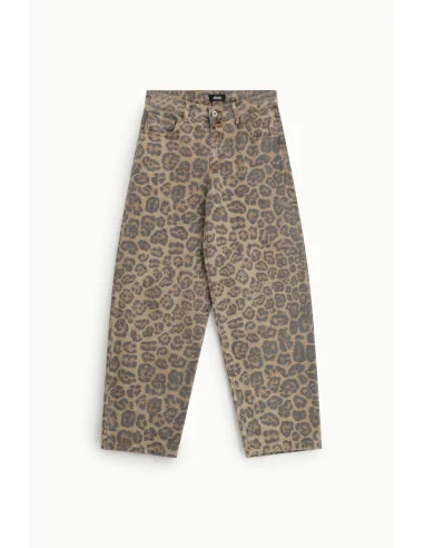 Eva Pantaloni Carrot Fantasia Animalier Vita Alta Dixie