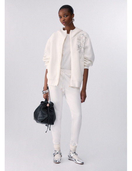 Liu Jo Oversized Jacket with Jewel Embroidery