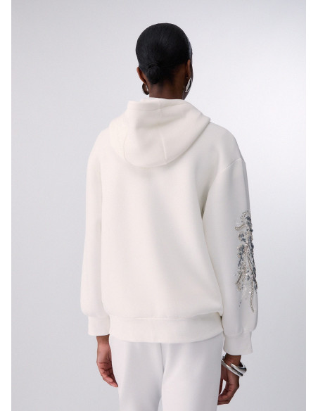 Giacca Oversize Con Ricamo Gioiello Liu Jo