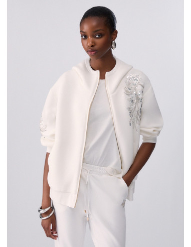 Veste oversize avec broderie « bijou » Liu Jo