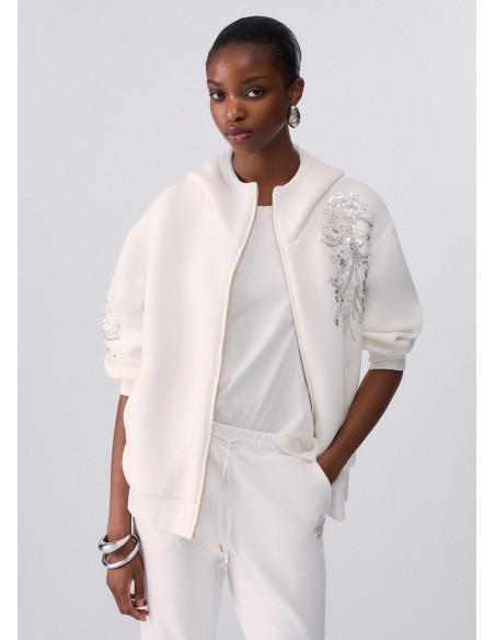 Veste oversize avec broderie « bijou » Liu Jo