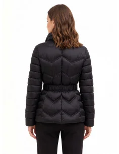 Rinascimento Short, Fitted Down Jacket with Wrap-Around Fastening and Elasticated Waistband 2