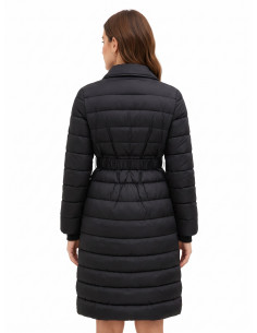 Rinascimento Long, Fitted Down Jacket with Collar and Elasticated Waistband 2
