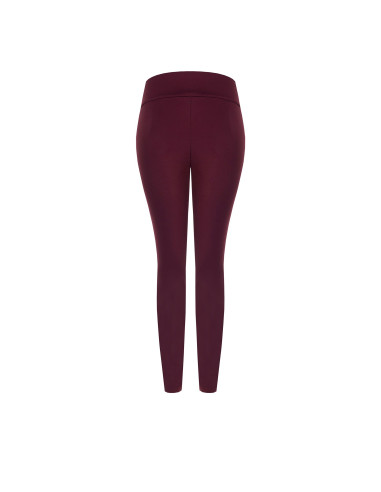 Pantalon skinny en mélange de viscose « Rinascimento »