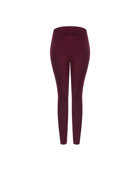 Pantalon skinny en mélange de viscose « Rinascimento »