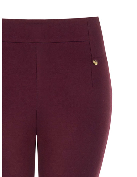 Rinascimento Viscose-Blend Skinny Trousers