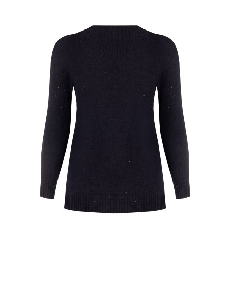 Curvy Open-Front Cardigan with Micro Sequins – Rinascimento Curvy