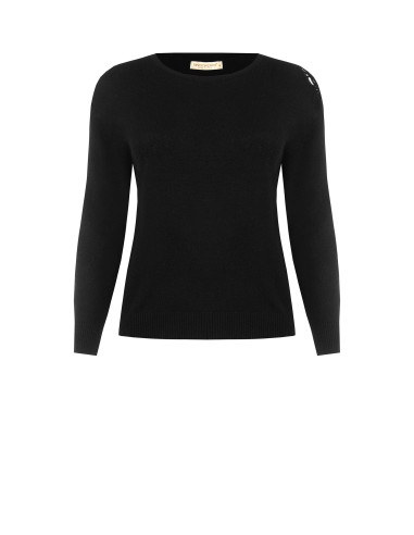 Pull Curvy cintré avec détail au crochet sur l'épaule – Rinascimento Curvy