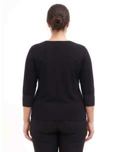 Pull moulant Curvy avec lurex aux poignets – Rinascimento Curvy 2