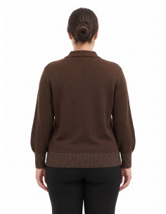 Maglione Curvy Stile Polo Con Maniche A Palloncino Rinascimento Curvy 2