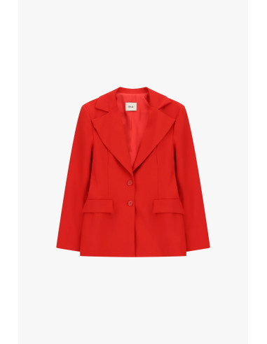 Dixie Regular-Fit Double-Breasted Blazer with Flap Pockets